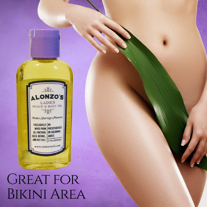 Alonzo’s Sensational Natural Shaving Oil for Women - Alonzo's Oil